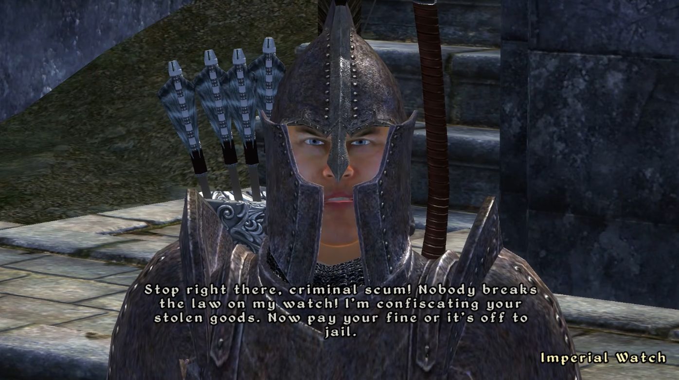 Stop right there, criminal scum!